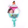 Mini Hamburguesas Pizza Helado Globos de Papel de Aluminio Decoración de Cumpleaños Globos para Apertura de Centro Comercial