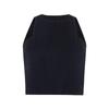 A Irmã Elegante Adora o Conjunto Normcore de Regata Ombro a Ombro e Saia Verão Senhoras Elegante Cor Pura Sem Mangas Saia Midi