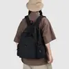 Bolsa de ocio para exteriores, gran capacidad, mochila de viaje versátil estampada de nailon para mujer, moderna y sencilla para ir al trabajo