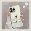 Adecuado para funda de iPhone 17 Pro Max, Nueva sensación de alta gama para iPhone 14, 13 Pro Snoopy, 12 Divertido, 11