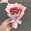 Aromaterapia de Flor Eterna Montada no Carro Perfume para Saída de Ar Buquê Seco Criativo Ornamento de Decoração de Carro Clipe de Fragrância para Ar Condicionado Rosa