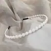 Venta caliente de Amazon tocado europeo y americano estilo palacio hojas de flores aleación de metal y perla diadema accesorios para el cabello al por mayor
