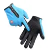 Guantes de pantalla táctil para Otoño e Invierno, ciclismo, para hombre y mujer, forro polar, para exteriores, esquí, cálidos, impermeables, con cremallera