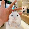 Muñeca Peluche Hamster Llavero Lindo Mochila Juguete de Peluche Venta al por Mayor Colgante Encanto de Bolsa Llavero