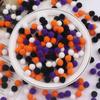 Bola de Pelo Colorida Mista de 10mm de Alta Elasticidade Jardim de Infância Artesanal DIY Colorido Pom Brinquedos Acessórios para Chapéus e Calçados Pequeno Pom Pom