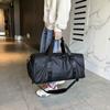 Bolsa de Viaje para Distancias Cortas Fabricante al por Mayor Almacenamiento de Gran Capacidad Bolso de Mano Estilo Coreano Moderno Fresco Bolsa Deportiva para Fitness con Compartimento Independiente para Zapatos