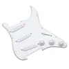 Accesorios para Guitarra Eléctrica ST Panel Único Simple Guitarra Eléctrica Protector con Ensamblaje de Línea de Pastilla Juego Completo