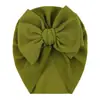 Sombreros de Bebé Simples de Otoño e Invierno Europeos y Americanos Sombreros Indios Sombreros de Pulóver Tejidos Sombreros de Niños con Lazo Sombreros de Bebé