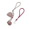 Correas de Cordón Redondo de Cuero Hechas a Mano, Varios Accesorios para Bolsos, Correas de Mano, Llaveros para Fundas de Teléfono, Correas de Muñeca, Cordones Antiperdida