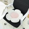 Almofada Decorativa Floral Preto e Branco, Almofada de Pelúcia Macia para Suporte Lombar para Sofá da Sala, Almofada Confortável de Pelúcia Listrada para Cabeceira