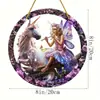 Directo de Fábrica Transfronterizo Temu Serie Mundo Animal Colección Colgantes de Disco Acrílico Coloridos Decorativos para Interiores y Exteriores