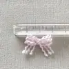 Encaje Hecho a Mano con Borde de Gancho Mini de 2 cm con Lazo Tela Semi-Terminado Accesorios para el Cabello Tocado Accesorios para Ropa Venta al por Mayor DIY