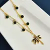 Venta Directa de Fábrica Personalizada Moda Cadena para Clavícula Collar con Colgante de Circonita Nuevo Diseño Calidad Ins Estilo Minimalista Europeo y Americano