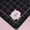 Acessórios de resina de festa de ovos fofos de desenho animado, presilhas de cabelo DIY com cola de creme, enfeites para sapatos, artesanato para capas de celular