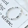 Pulsera de Cristal, Pulsera de Cuentas Facetadas Ultradelgadas, Pulsera de Cristal, Estilo Dulce, Pulsera Original DIY de Nicho al por Mayor