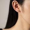 Pendientes de plata de ley S925 con diseño de rayo de alta calidad para mujer, de Corea del Sur, vintage, personalizados, sencillos, combinables, elegantes y a la moda.