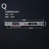 Cerradura de Pestillo Grueso de Acero Inoxidable Hecha a Medida, Accesorios para Cerradura de Puerta, Placa Guía del Cuerpo de la Cerradura, Placa de Pestillo Extendida para Puertas de Madera, Placa Tope