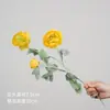 Flores de lírio artificiais, arranjos de flores falsas, buquês, decorações para sala de estar e mesa de jantar, ornamentos florais, peônias, arranjos de flores de alta qualidade