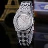 Relojes missfox AliExpress vendiendo estrellas de moda europeas y americanas reloj de dama de alta gama resistente al agua con diamantes completos en stock