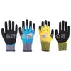 Guantes Altair Nl-588 de Goma Engrosada Impermeables Recubiertos Antideslizantes Mate Guantes de Protección Laboral para Obra Pesca