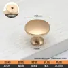 Maçaneta de Porta de Guarda-Roupa em Liga de Zinco Francesa Moderna Simples Dourada Preta Prata Gaveta Furo Único Armário Maçaneta Sólida