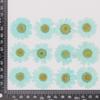 Flor Seca de Crisantemo de Cristal Blanco Gota de Pegamento en Relieve Funda para Teléfono Móvil/Decoración Facial para Uñas Calcomanía DIY Infantil Marco de Fotos Marcador Lámpara de Mesa Material