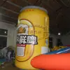 Lata de cerveza inflable personalizable modelo inflable botella de cosmético inflable manualidad de costura modelo inflable resistente a la tracción