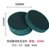 Esponja de Limpeza Industrial com Dorso de Veludo Verde Escuro 5 Polegadas 4 Polegadas 3 Polegadas 2 Polegadas Malha 600 Esponja de Limpeza de Nylon Flocado para Polimento de Metal