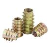 Tuercas Roscadas Internas y Externas para Carpintería, Tuercas para Muebles de Zócalo Hexagonal Avellanado, Piezas Embebidas de Madera Maciza, Tapones de Tornillo Trapezoidales M4M5M6M8