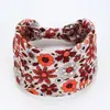 Faixa de Cabeça Bohemian Étnica Estilo Transfronteiriço de Aba Larga Elástica Absorvente de Suor Yoga Esportes Moda Acessórios de Cabelo Retro