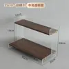 Estante de Almacenamiento de Escritorio Acrílico Estante de Almacenamiento de Cosméticos para Tocador Gabinete de Exhibición para Taza de Agua Doméstica, Taza de Té, Taza de Café