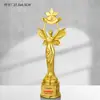 Trofeo de Resina Personalización Trofeo Infantil Premio de Competencia de Baile Producción de Medalla de Campeón Discurso de Presentador Pequeño