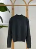 Venta de liquidación: Suéter Jersey Isa de Mezcla de Lana Pura, Cálido y Relajado, Cuello Alto Pequeño