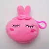 Bolsa de moedas criativa/porta-chaves clutch semicircular espesso brinquedo de pelúcia de desenho animado bolsa de moedas presente