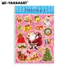 Pegatinas de Papel de Dibujos Animados Navideños DIY de Expresión de Venta Caliente Transfronteriza Pegatinas Selladoras para Decoración de Muñeco de Nieve Árbol de Navidad