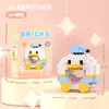 Compatible con Bloques de Construcción de Micropartículas Lego Muñecos de Dibujos Animados Educativos para Niños Ensamblaje Escritorio Celebridad de Internet Puesto Callejero Juguetes al por Mayor