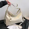 Bolsa Tote de Gran Capacidad 2024 Nueva Alta Textura Piel Suave Moderna Bolso de Hombro Cruzado para Viajes Todo-partido Bolso de Axila