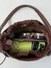 Bolso de Hombro para Mujer de Gran Capacidad, Nuevo para Viajes de Otoño 2026, Nuevo Diseño de Moda, Versátil, con Patrón de Cuero Tejido