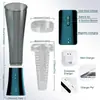 Suministros de Taza de Avión Totalmente Automática para Hombres, Dispositivo de Masturbación para Hombres, Juguete Sexual, Pinza Telescópica, Bomba de Pene, Bomba Telescópica