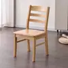 Silla de Comedor de Madera Maciza Hogar Simple Moderna Completamente Ensamblada Silla de Roble Respaldo Engrosado Taburete para Comer Silla de Hospital Oficina