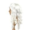 Peluca larga ondulada blanca para cabeza de animación, fábrica de pelucas para cosplay en stock, venta directa