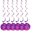 Decorações espirais giratórias pendentes para casamentos, aniversários e festas, decorações de parede, enfeites pendentes de lantejoulas