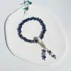 Pulsera de Cerámica Jingdezhen Nueva Pulsera de Cerámica Estilo Chino Joyería Hecha a Mano Cuerda Estilo Tíbet Puesto de Pulseras Jingdezhen