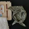Lenço Retrô 53 Quadrado Pequeno Estilo Coreano, Lenço Decorativo Artístico Estilo Francês de Verão em Algodão-Linho Seda para Mulheres, Fita de Cabelo Fina, Lenço de Cabeça Paisley, Lenço de Pescoço