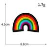 Serie de Nubes Arcoíris Pegatinas de Tela Bordada Transfronterizas Nuevas Parche Bordado para Computadora Zapatos Bolsos Ropa DIY Etiquetado