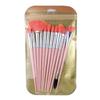 Nuevo Set de 12 Brochas de Maquillaje Transfronterizo, Brocha para Rubor y Base, Brocha para Iluminador, Brocha para Sombras de Ojos, Herramientas de Belleza al por Mayor