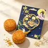 Serie del Festival de Medio Otoño: Imanes de refrigerador de aleación de zinc con la luna, Chang'e y el conejo lunar, de estilo chino, perfectos como regalo creativo para viajes y el Festival de Medio Otoño