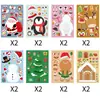 Novos Adesivos de Troca de Rosto de Natal Desenho Animado Crie um Rosto Adesivos Adesivos Criativos Infantis Personalizado