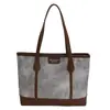 Bolsa Casual Retro de Grande Capacidade para Mulheres 2025 Outono Nova Bolsa de Ombro Texturizada Estilo Diário para o Trabalho Bolsa Tote