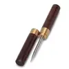 Cuchillo de té Damascus de palo de rosa ébano cuchillo para té Pu'er dispositivo especial para abrir pasteles de té cuchillo para despegar té aguja de té de alta gama